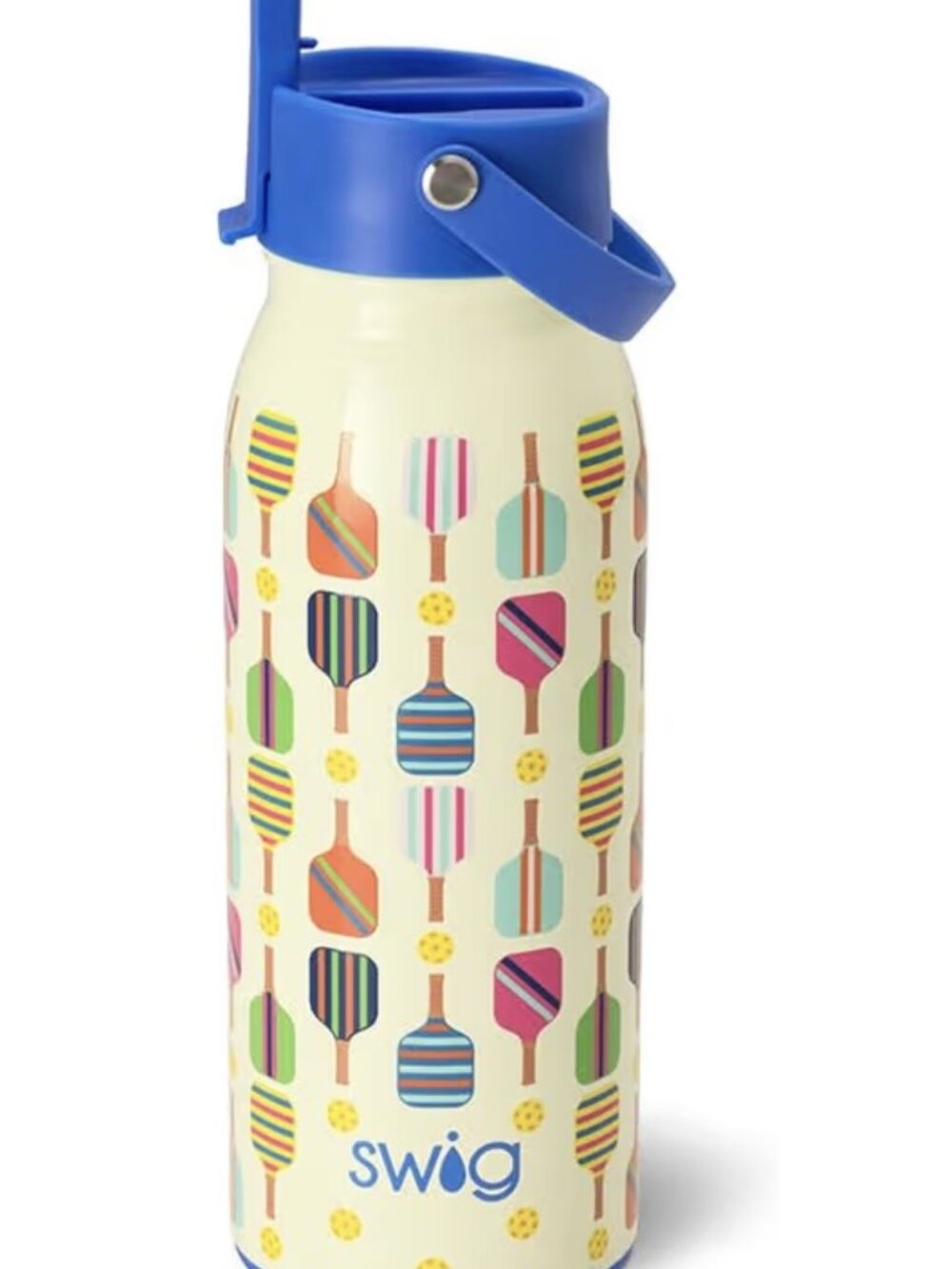 Swig Life 36oz Insulated Water Bottle with Lid Pickleball Themed New with Tags
